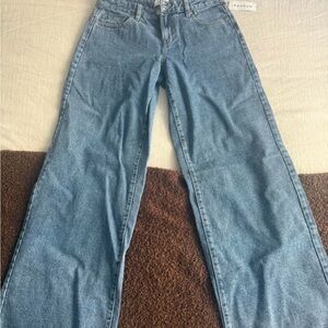 PacSun Casey Wide-Leg Women's Jeans - Light Blue Denim